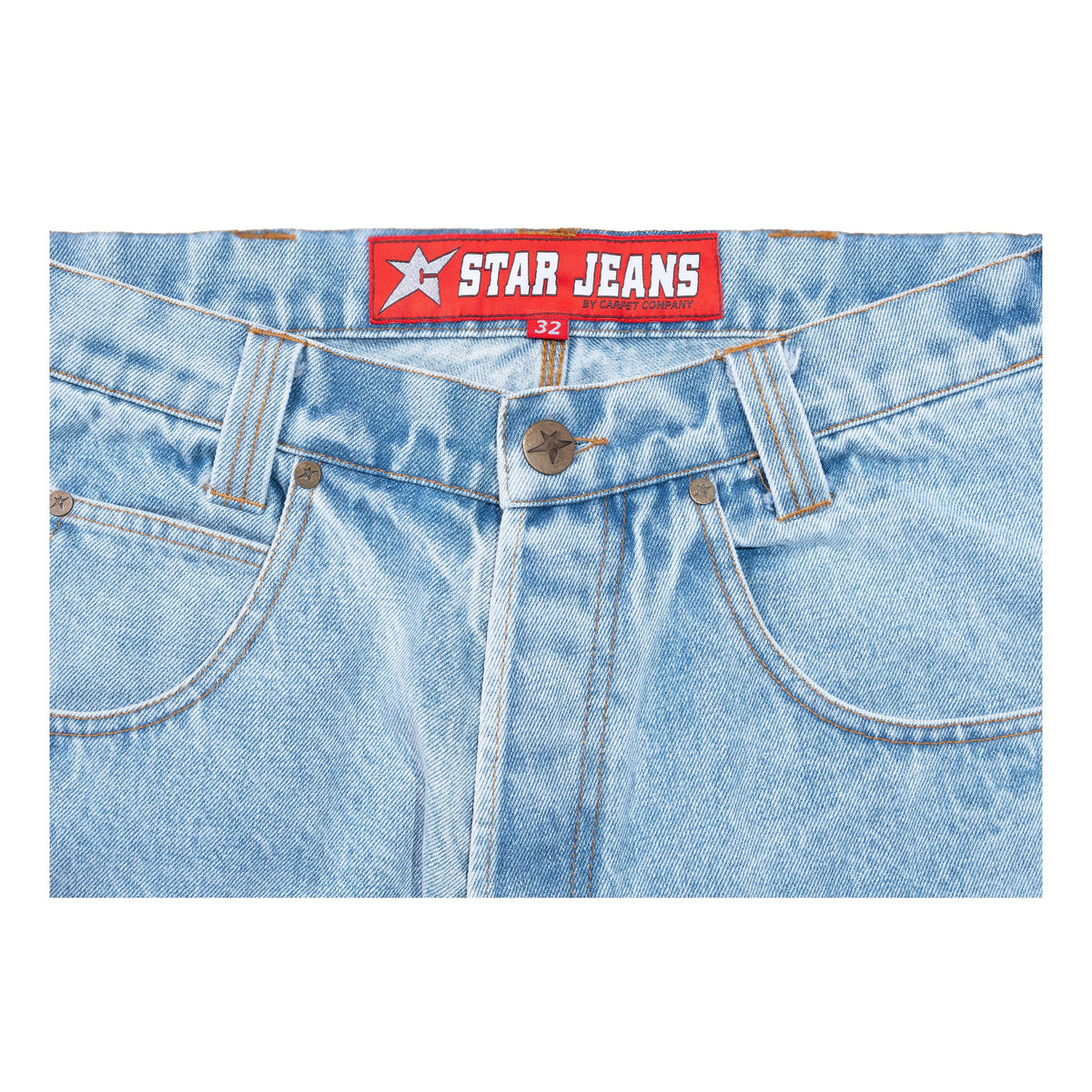 Carpet C-Star Jeans Bleached Blue - Venue Skateboards