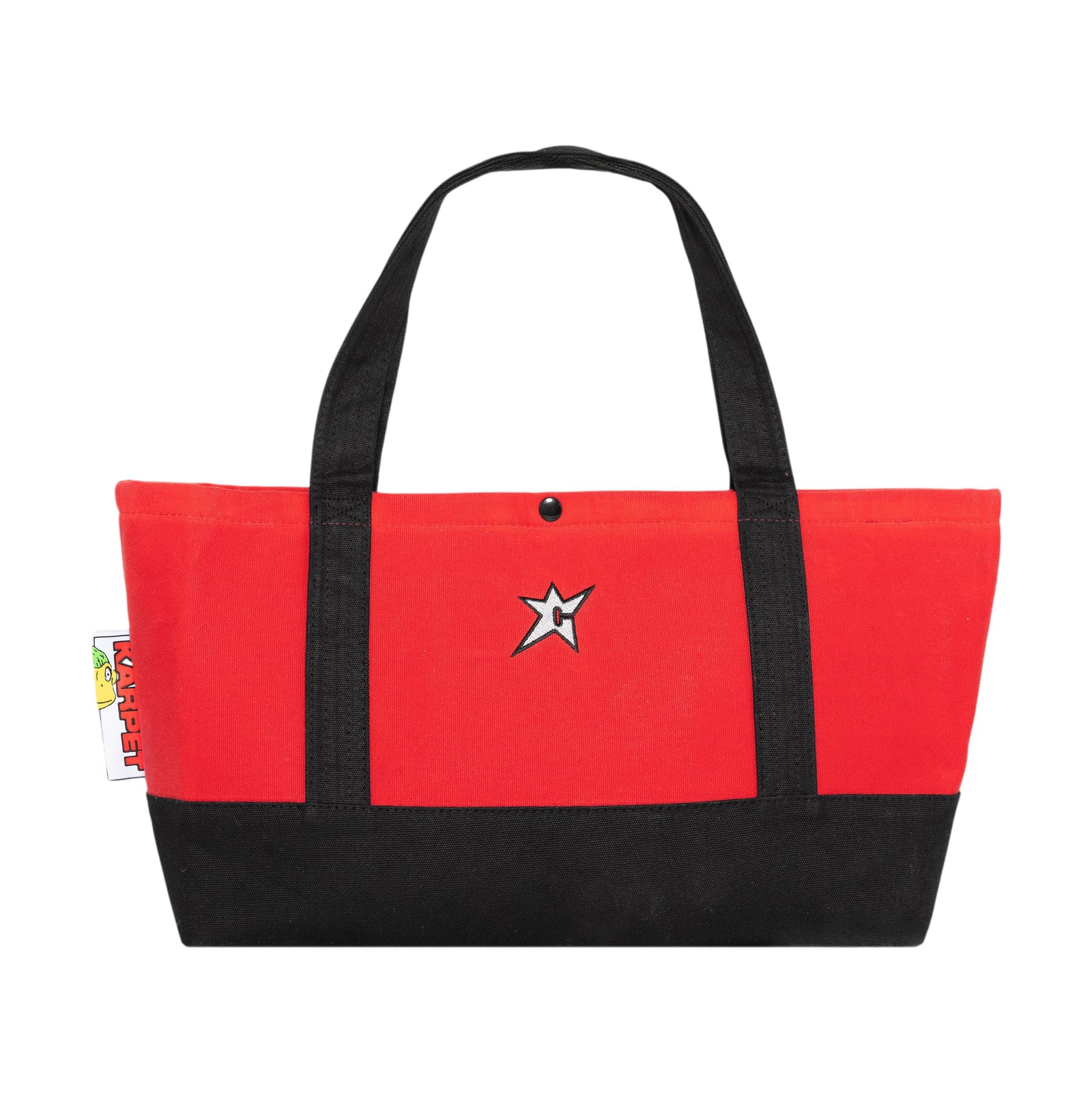 Carpet C-Star Canvas Tote Bag Red - Venue Skateboards