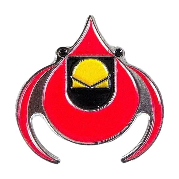 Habitat Charley Harper Cardinal Pin Red - Venue Skateboards