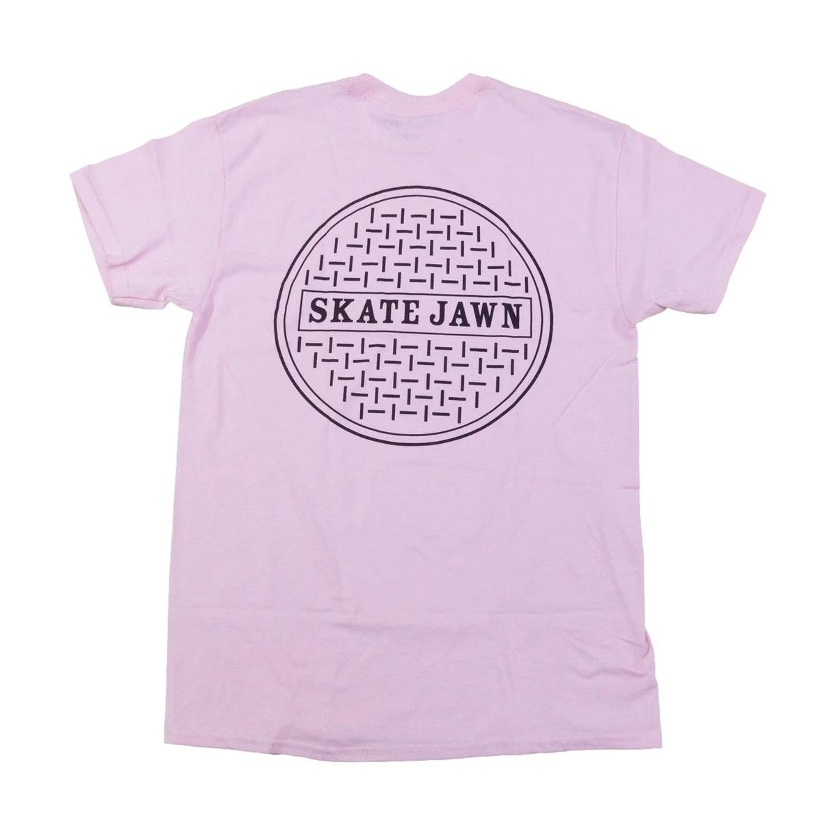 Skate Jawn Sewer Cap Tee Pink - Venue Skateboards