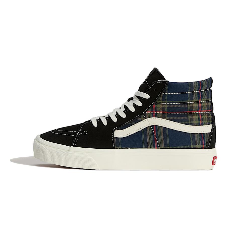 Vans Sk8-Hi Plaid Black/Multi -  Venue Skateboards