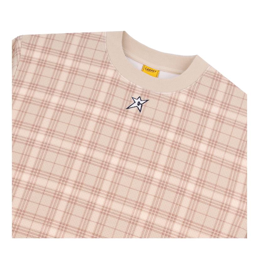 Carpet Plaid Thermal Cream - Venue Skateboards
