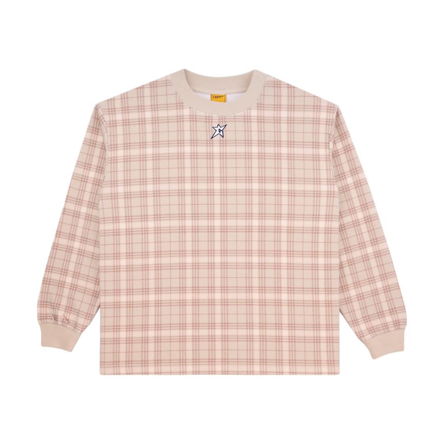 Carpet Plaid Thermal Cream - Venue Skateboards