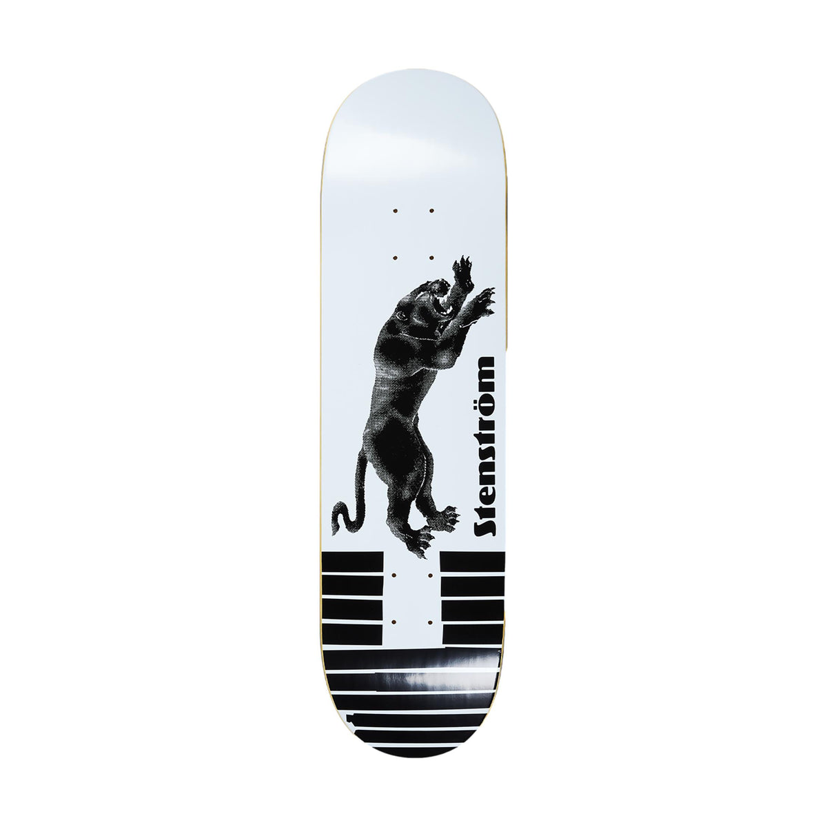 Polar David Stenström Tape and Panther White 8.5&quot; Deck - Venue Skateboards