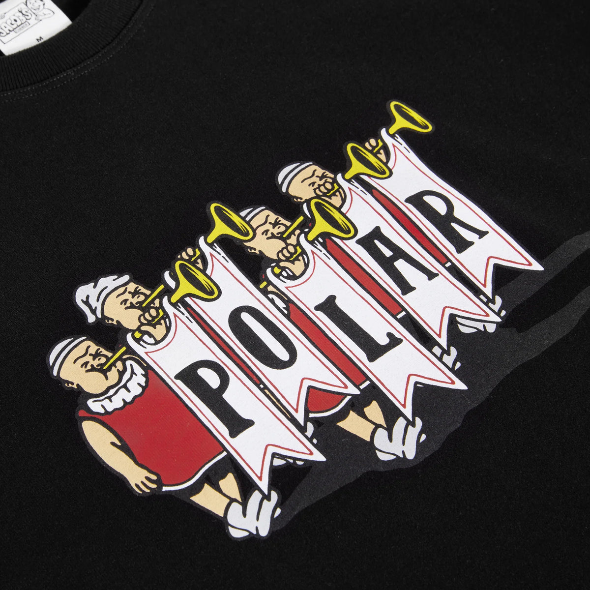 Polar Trumpets Tee Black - Venue Skateboards