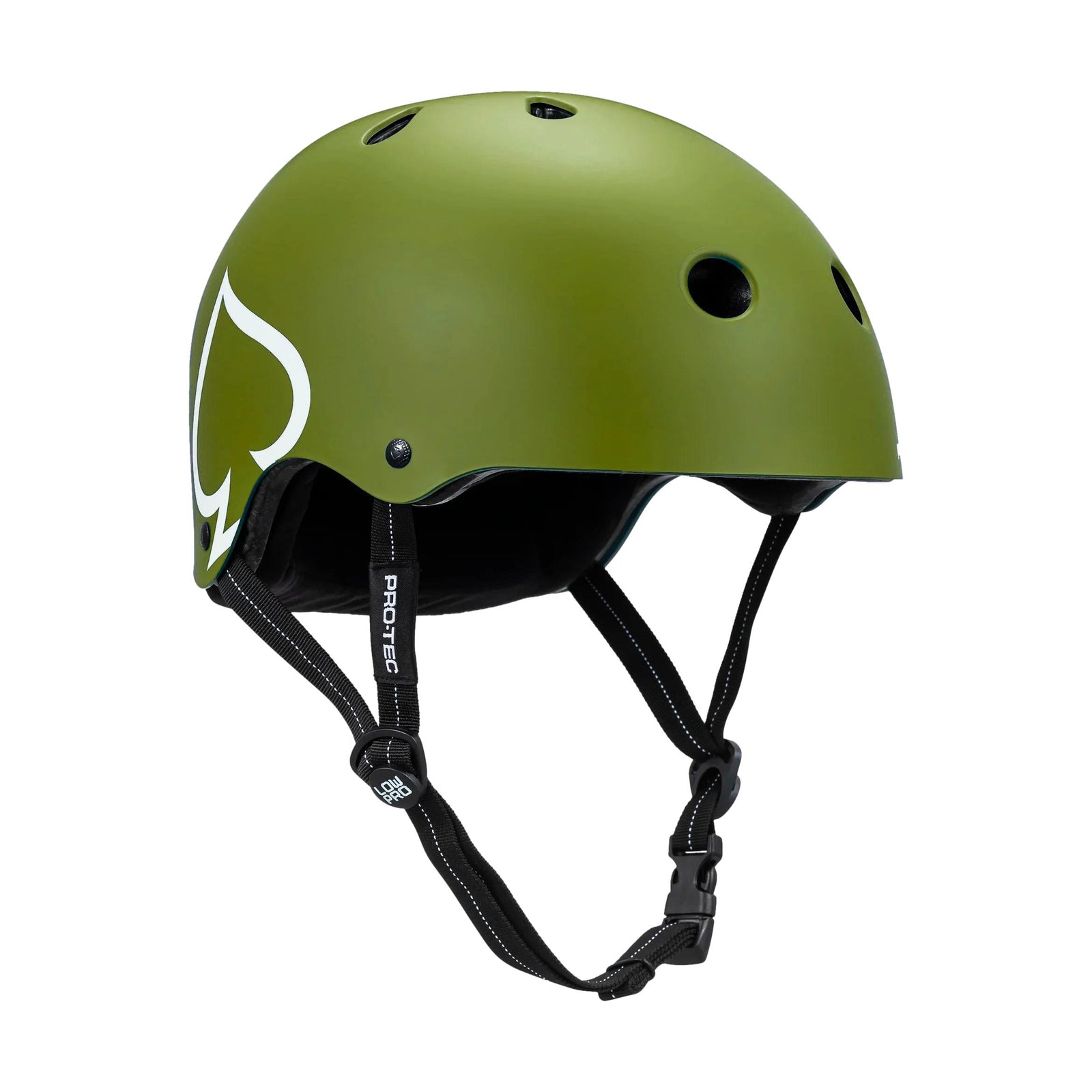 Protec Low Pro Certified Matte Army Green Helmet - Venue Skateboards