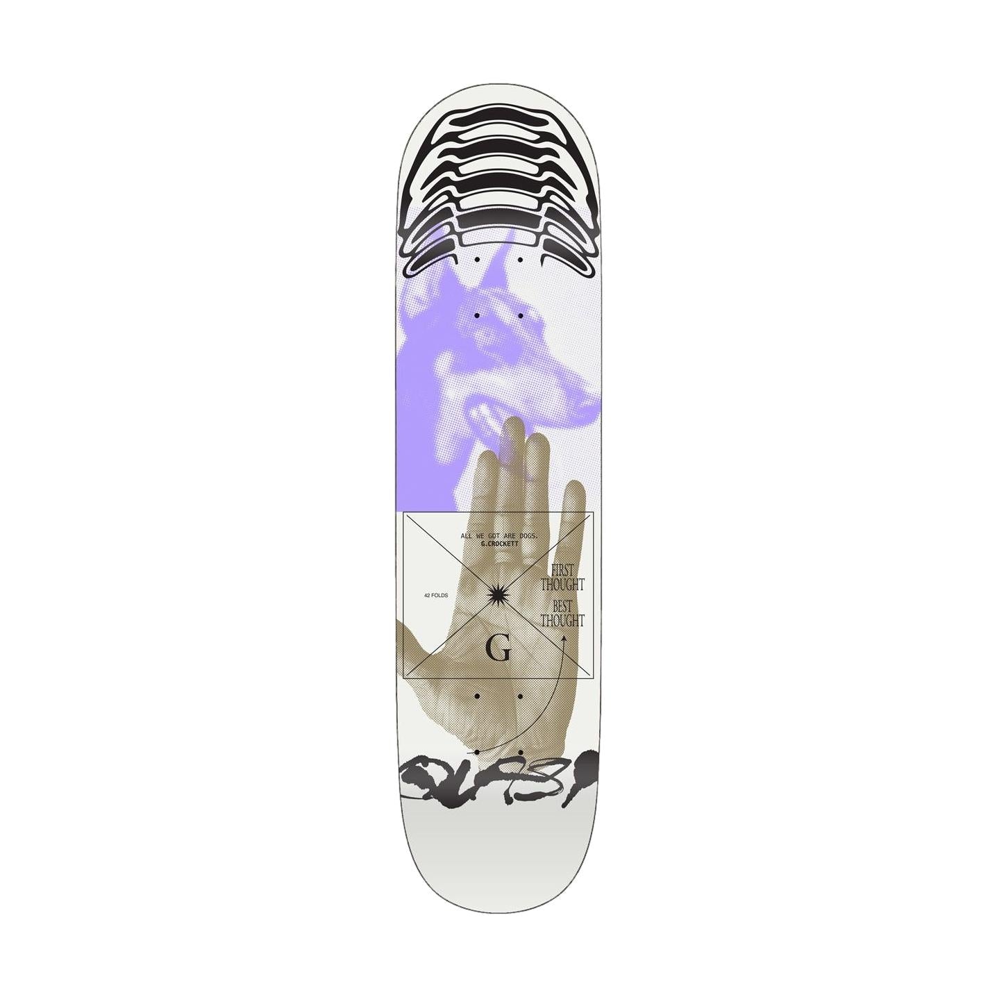 Quasi Crockett Thoughts 8.5" Deck - Venue Skateboards