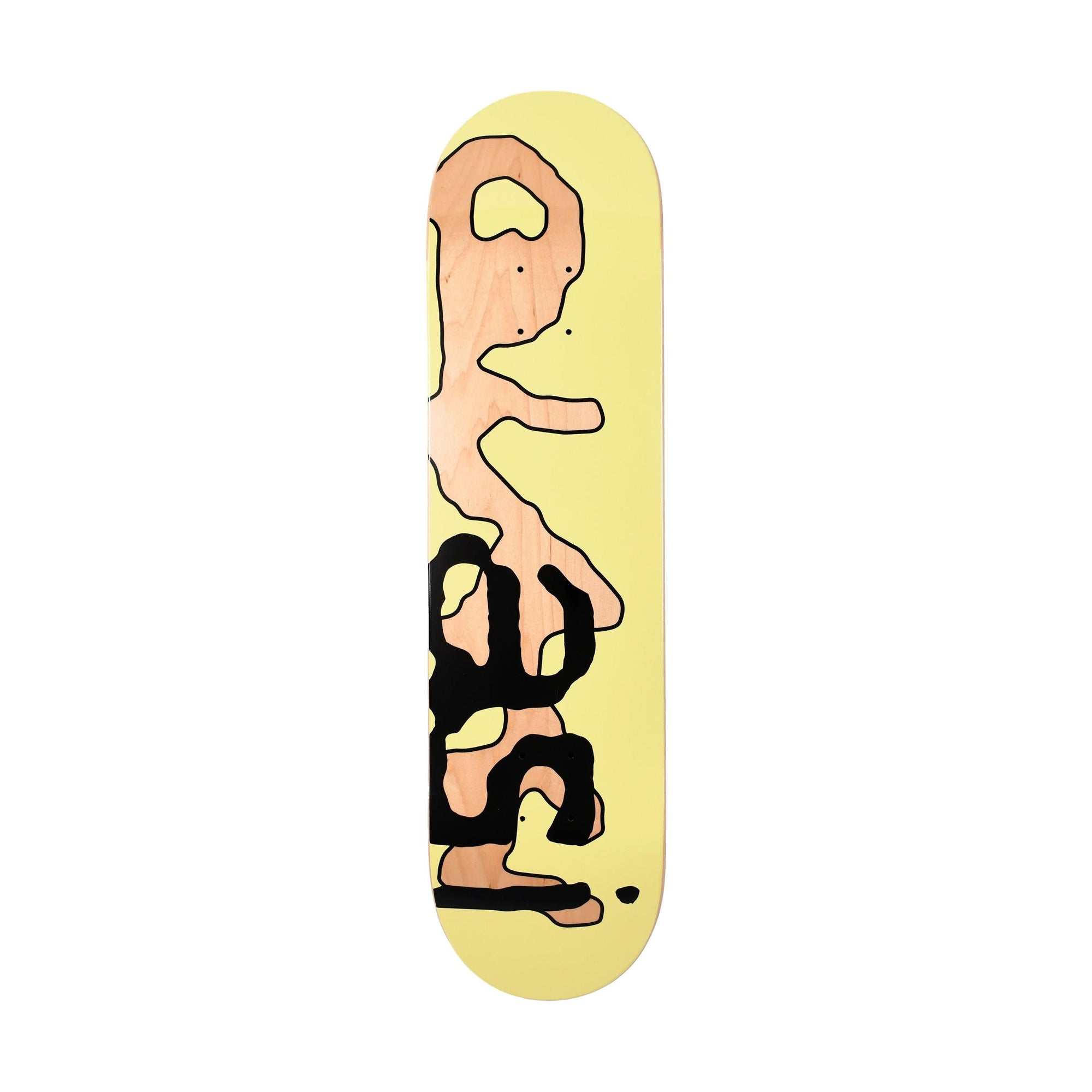 Quasi Lowercase Yellow 8" Deck - Venue Skateboards