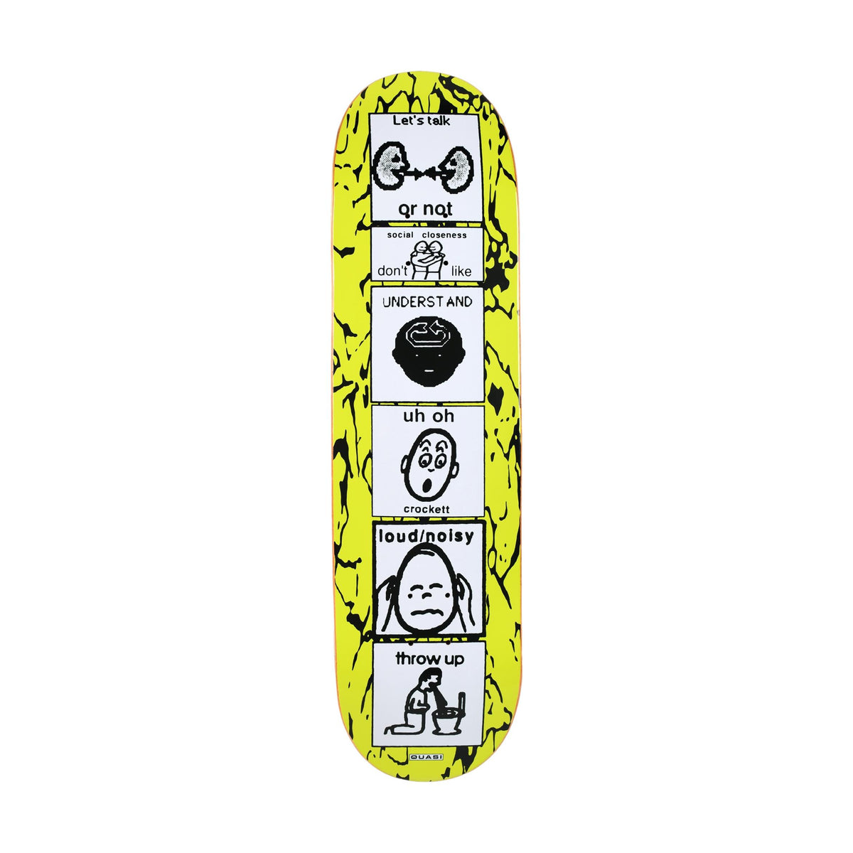 Quasi Crockett The Puker 8.25&quot; Deck - Venue Skateboards