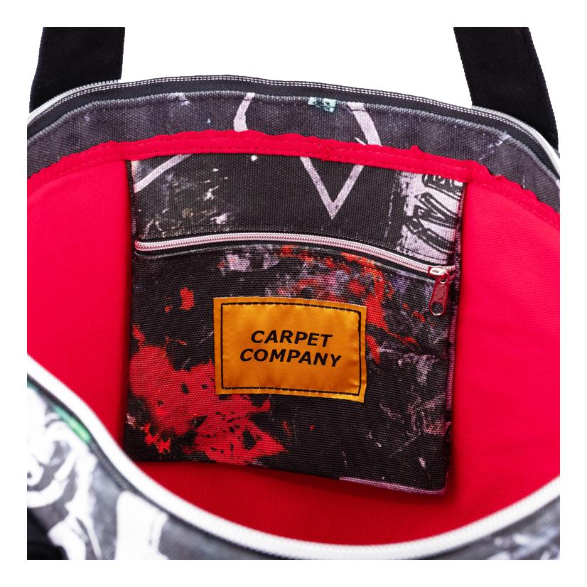 Carpet Rag Tee Canvas Tote Bag Back - Venue Skateboards