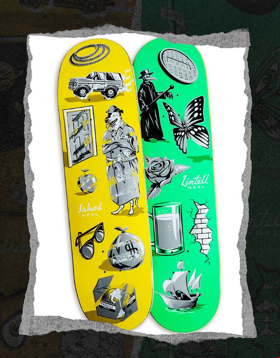 Real Lintell Revealing 8.28&quot; Deck - Venue Skateboards