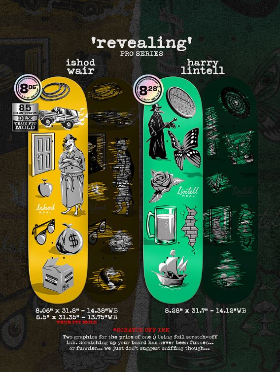 Real Lintell Revealing 8.28&quot; Deck - Venue Skateboards