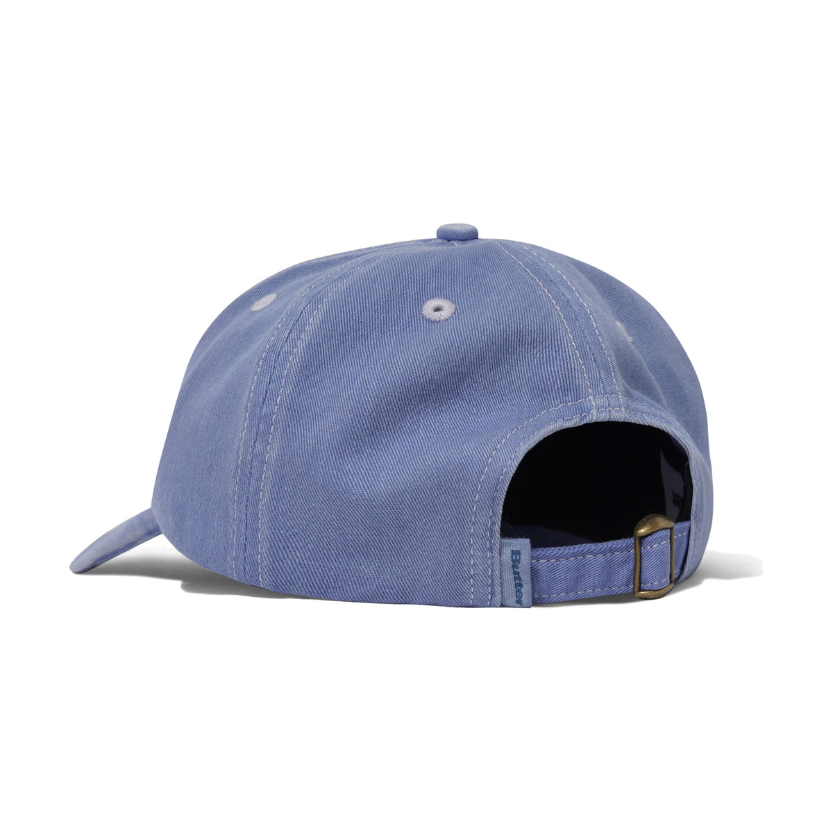 Butter Rounded Logo 6 Panel Cap Washed Sky