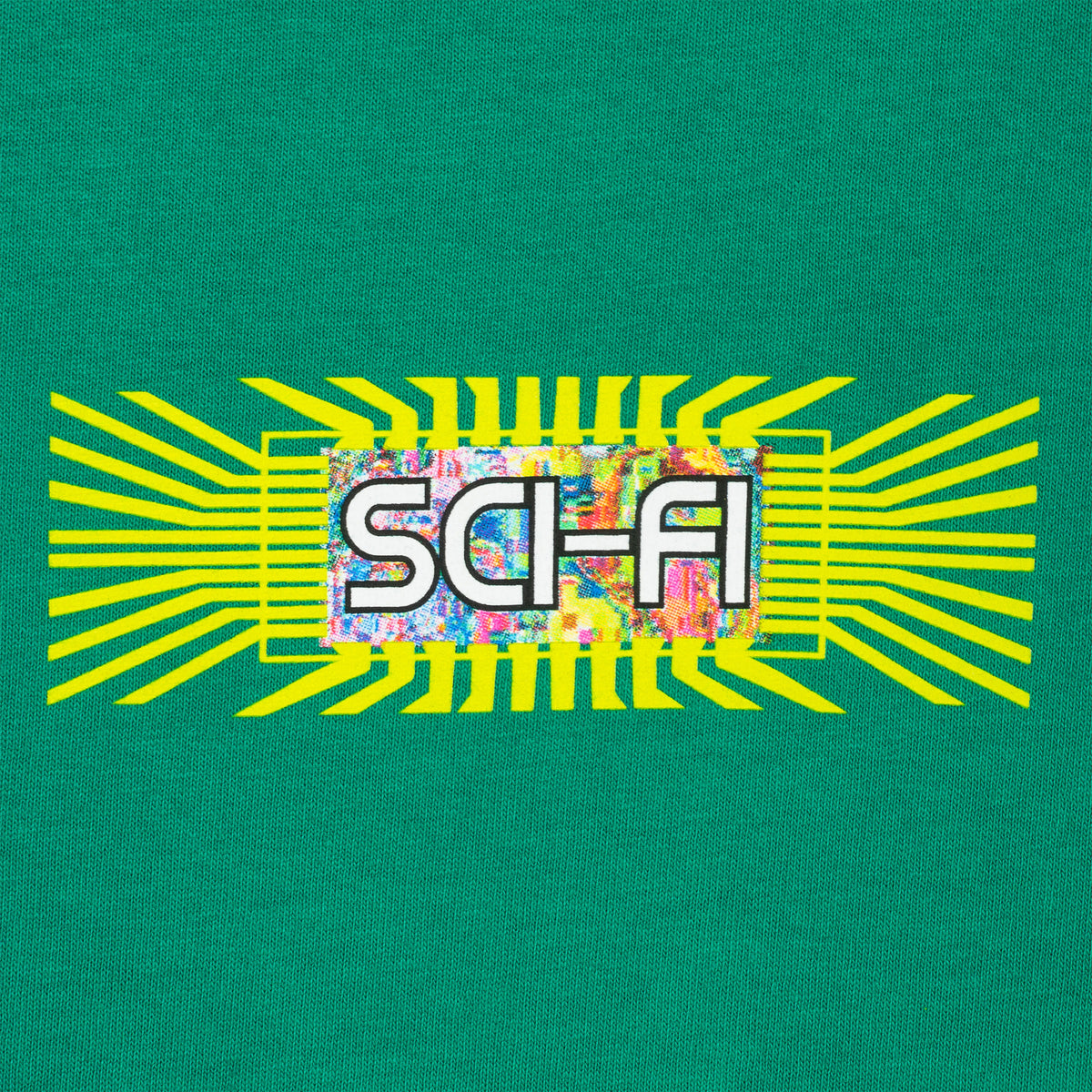 Sci-Fi Fantasy Chip T-Shirt Kelly Green - Venue Skateboards