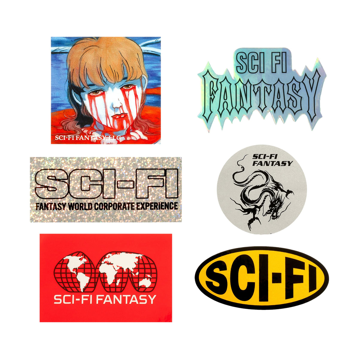 Sci-Fi Fantasy Fall 24 Sticker Pack - Venue Skateboards