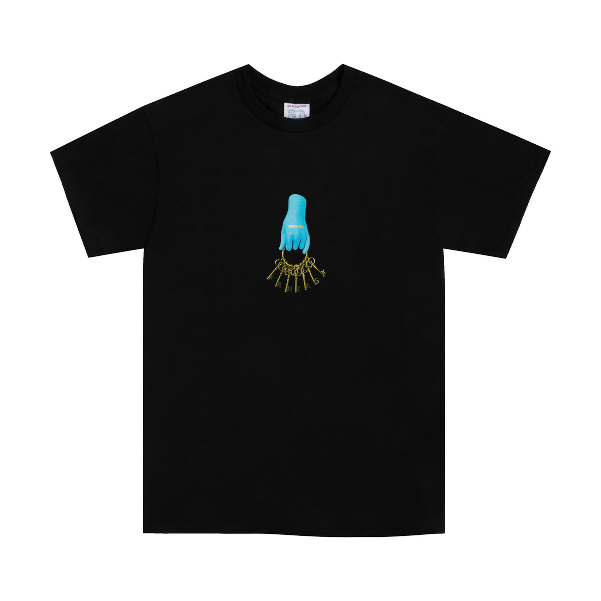 Sci-Fi Fantasy Keys T-Shirt Black - Venue Skateboards