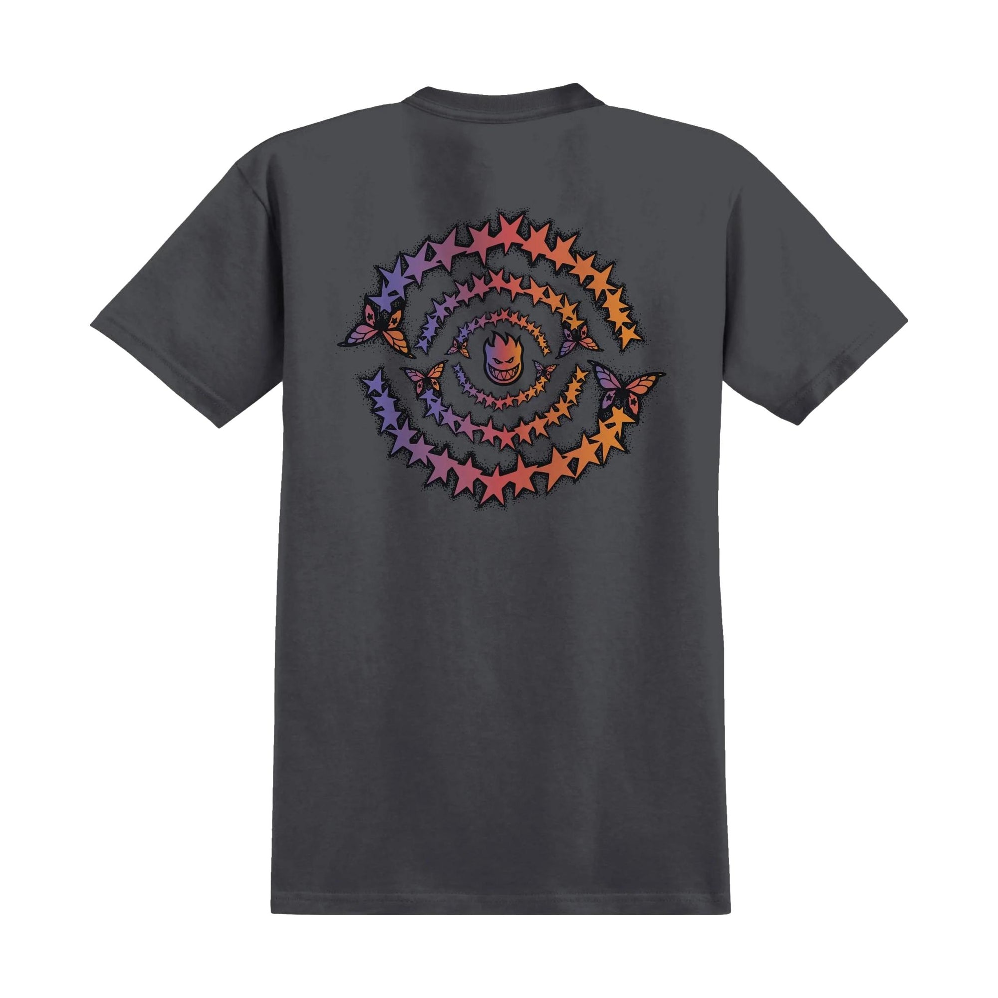 Spitfire Skate Like A Girl Evolution Swirl Charcoal T-Shirt - Venue Skateboards