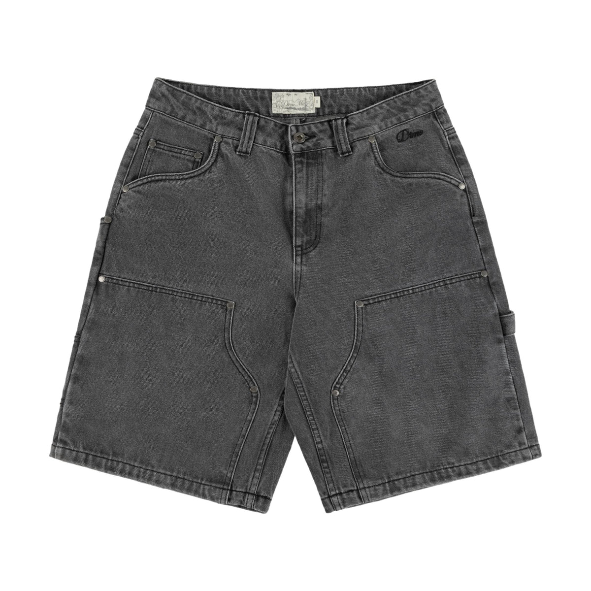 Dime Carpenter Denim Shorts Faded Black - Venue Skateboards