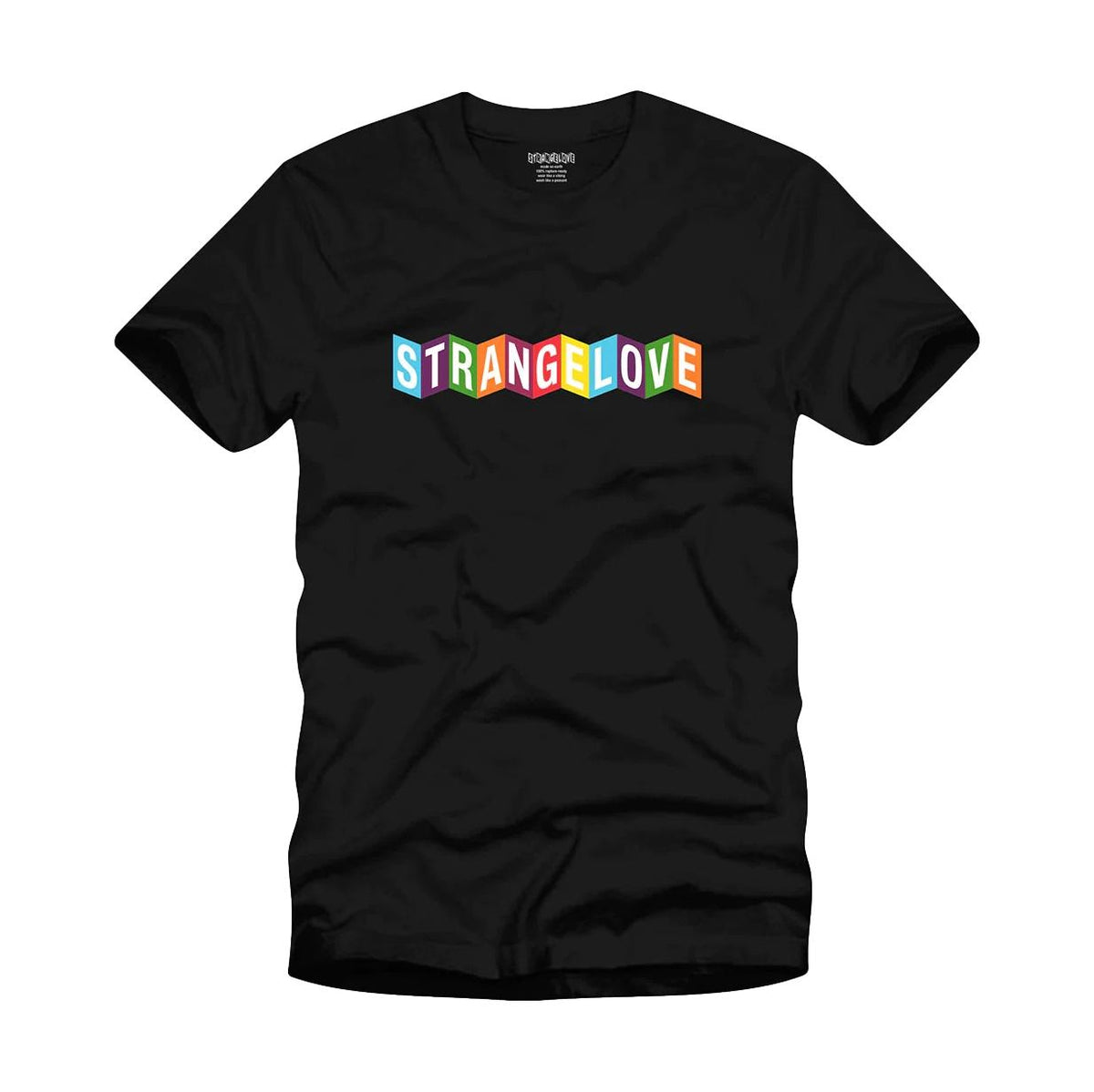 StrangeLove CineLogo Vintage T-Shirt Black - Venue Skateboards