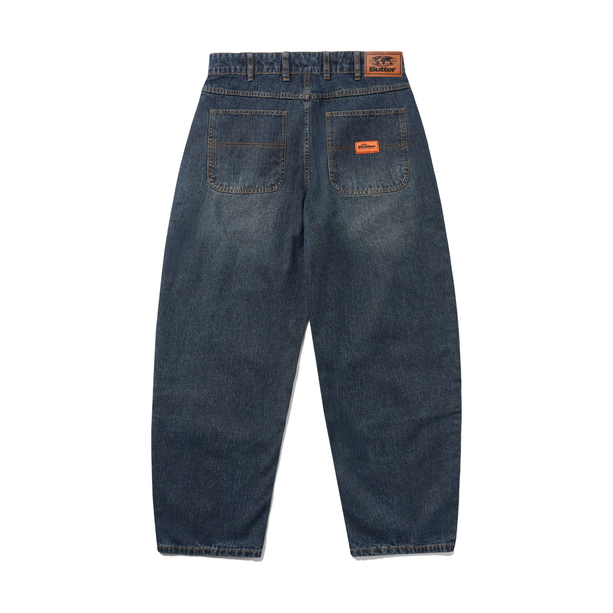 Butter Santosuosso Denim Jeans Streaky Navy - Venue Skateboards