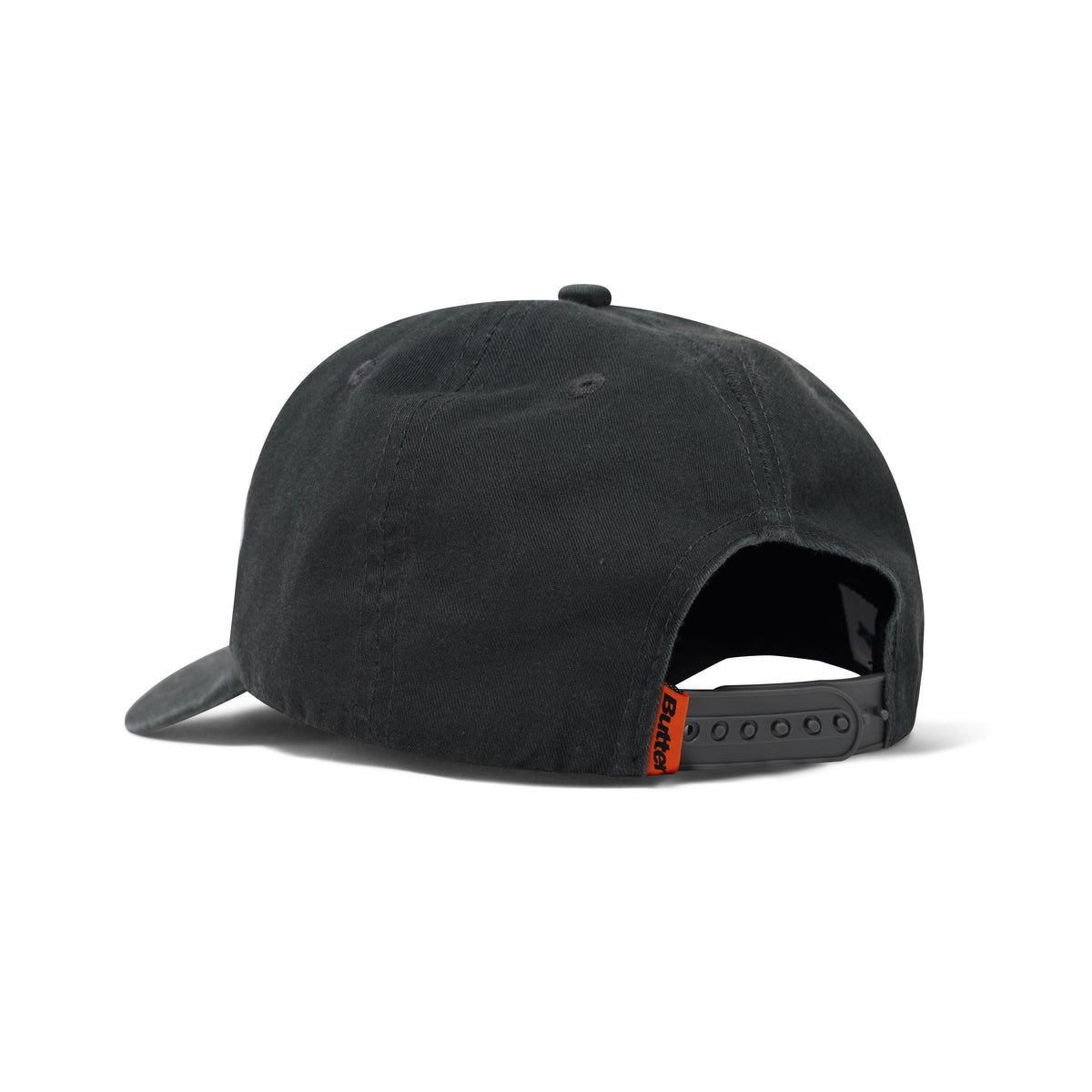 Butter Scrawling 5 Panel Cap Washed Black - Venue Skateboards