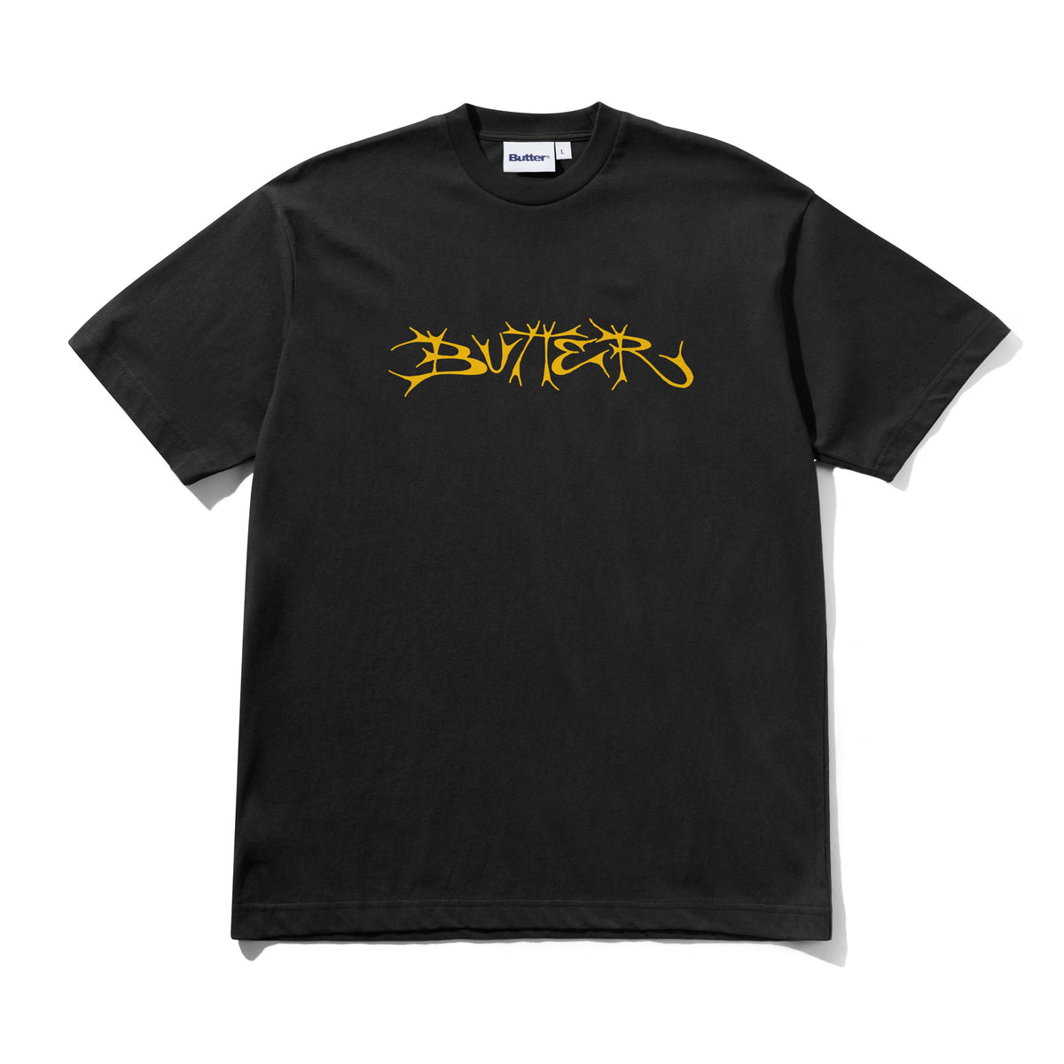 Butter Scrawling Tee Black - Venue Skateboards
