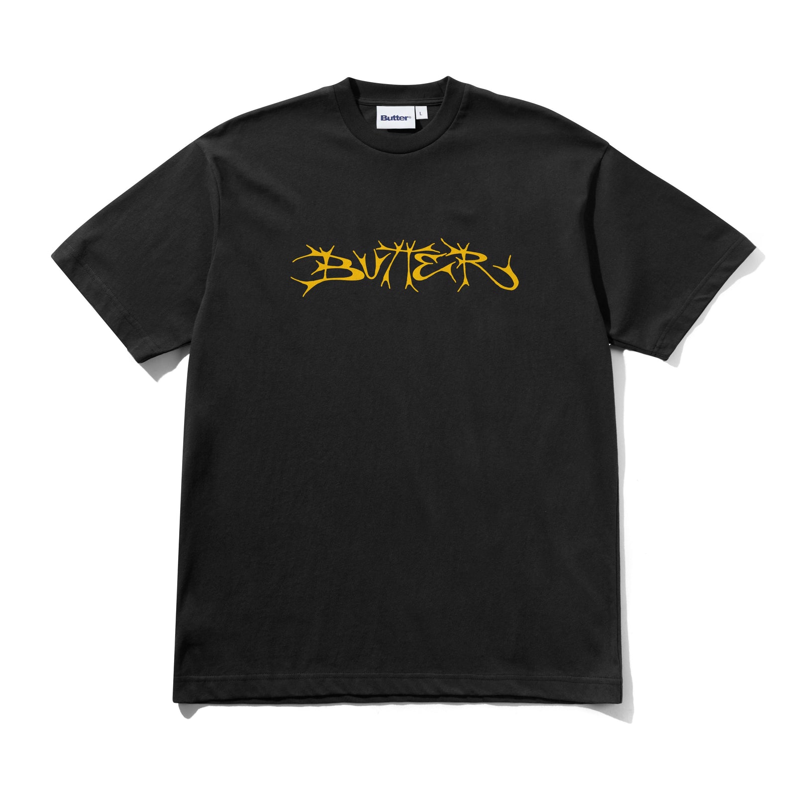 Butter Scrawling Tee Black - Venue Skateboards