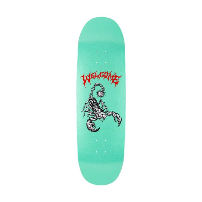 Welcome Mace On Boline 2.0 Teal/Glitter Deck 9.5&quot; - Venue Skateboards
