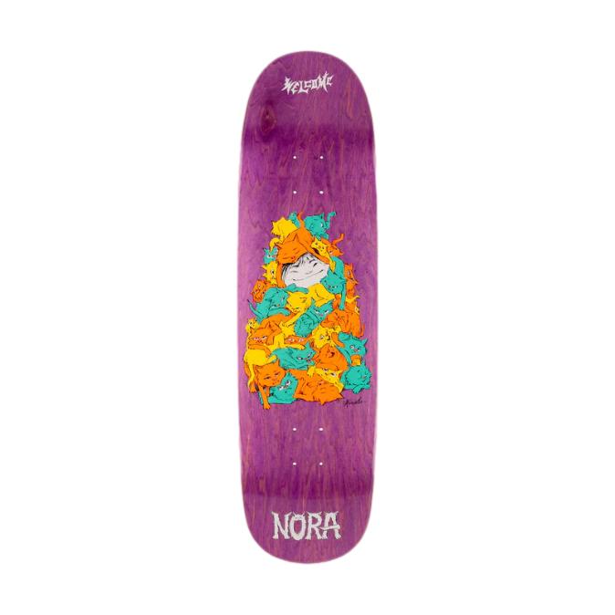 Welcome Nora Purr Pile On Sphynx Deck Purple Stain 8.8"