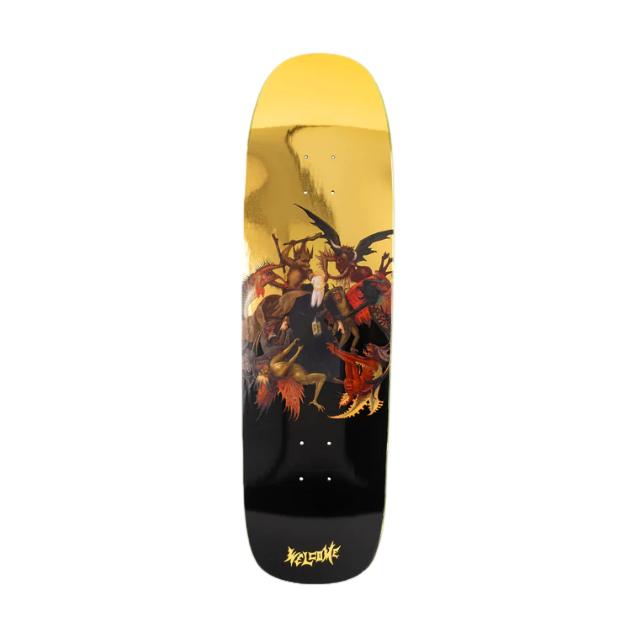 Welcome Torment On Golem Deck Black/Gold Foil 9.25&quot; - Venue Skateboards