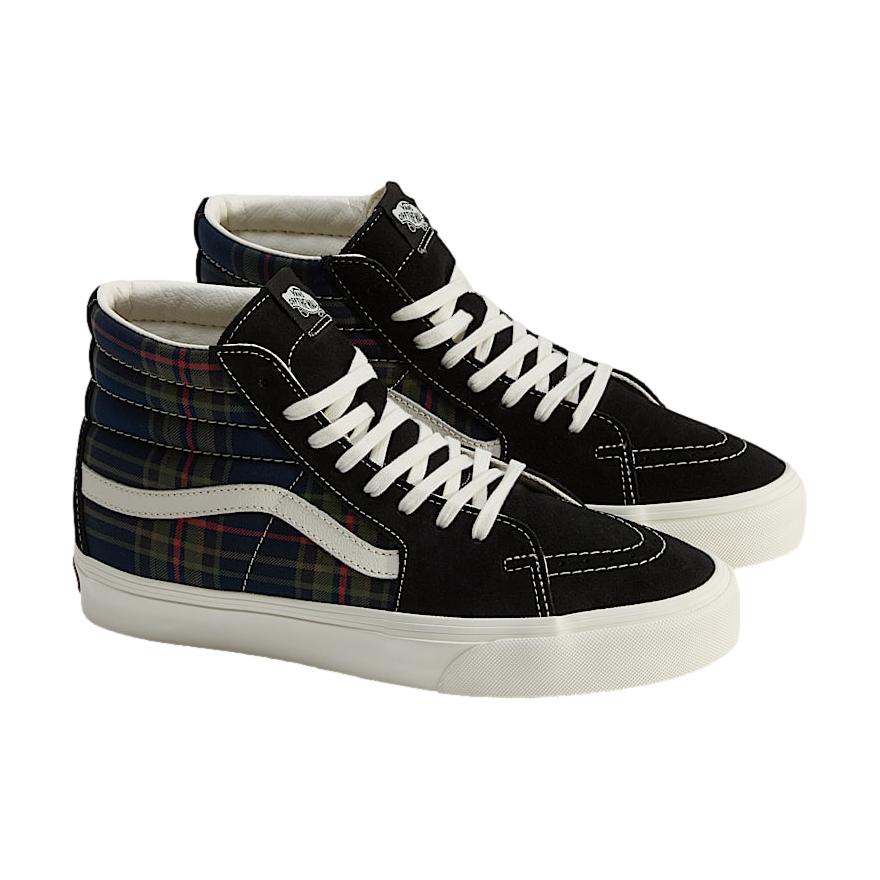 Vans Sk8-Hi Plaid Black/Multi -  Venue Skateboards