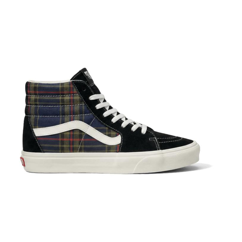 Vans Sk8-Hi Plaid Black/Multi -  Venue Skateboards
