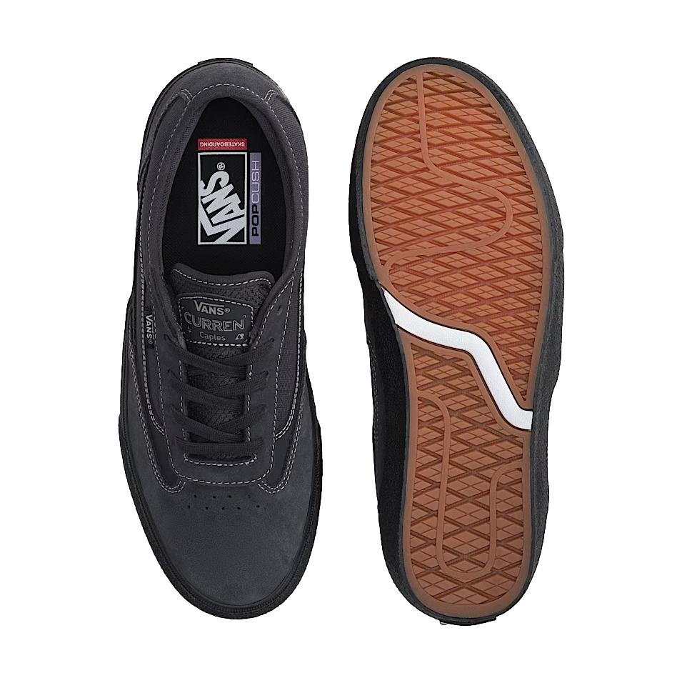 Vans Curren Caples Shoe Charcoal/Black - Venue Skateboards