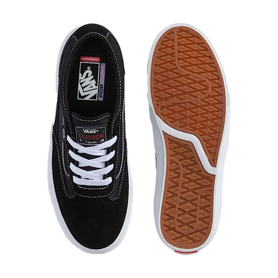 Vans Curren Caples Shoe Black/White - Venue Skateboards