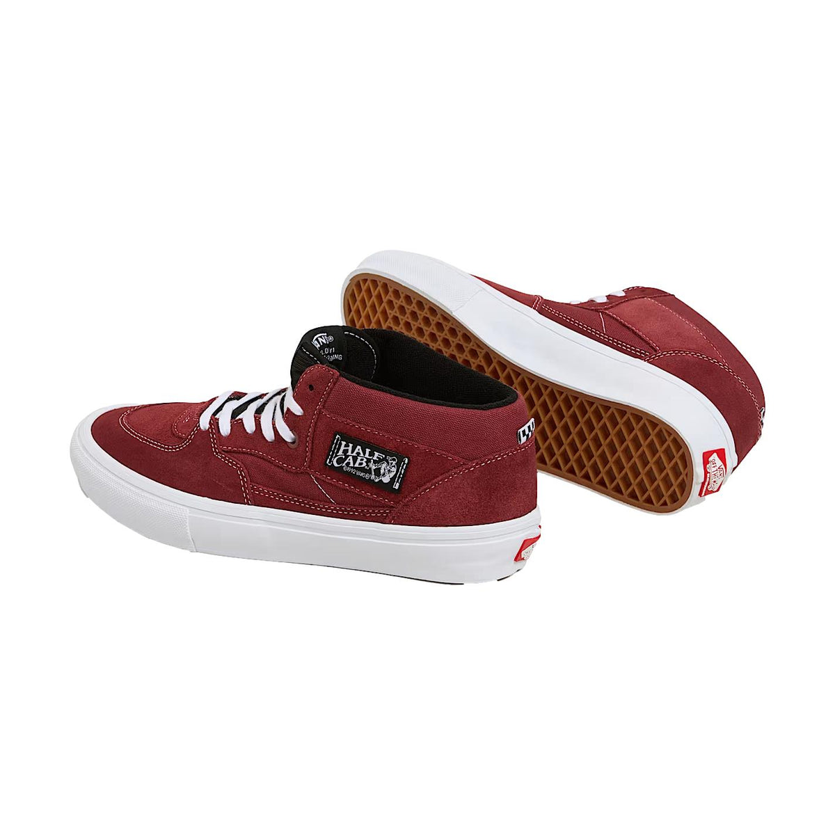 Vans Skate Half Cab Burgundy/White - Venue Skateboards