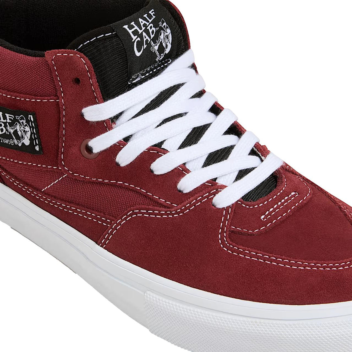 Vans Skate Half Cab Burgundy/White - Venue Skateboards