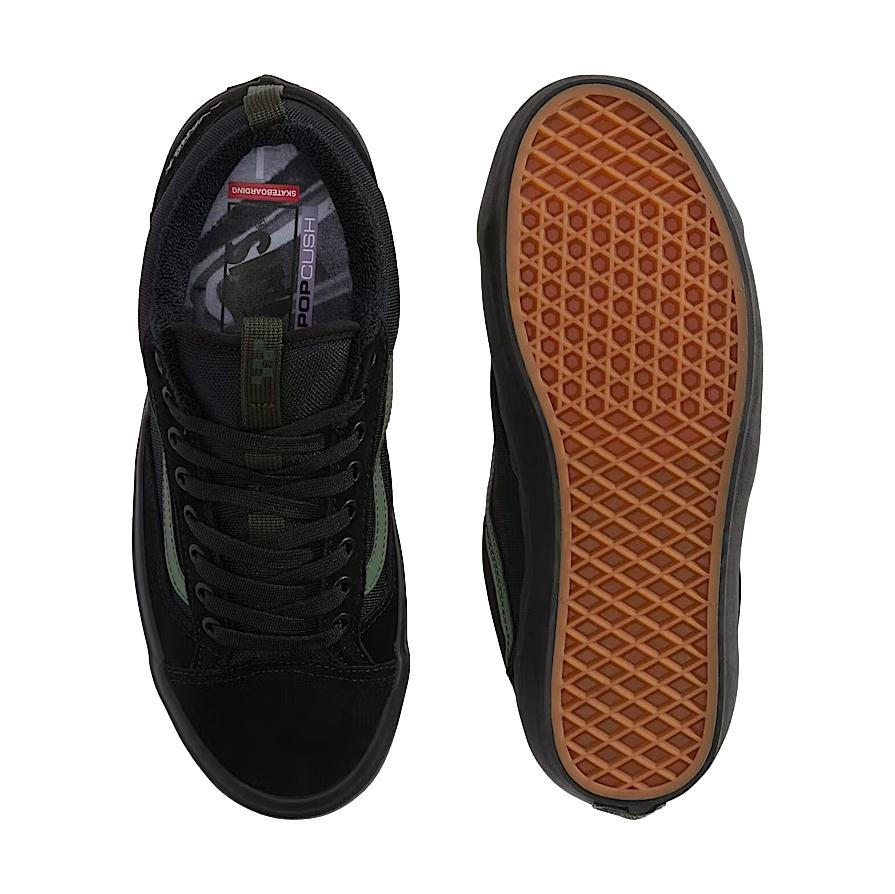 Vans Skate Old Skool 36 + Atiba Black/Dark Green - Venue Skateboards
