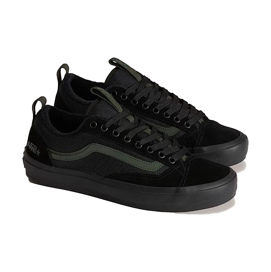 Vans Skate Old Skool 36 + Atiba Black/Dark Green - Venue Skateboards