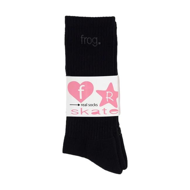 Frog Socks Black - Venue Skateboards