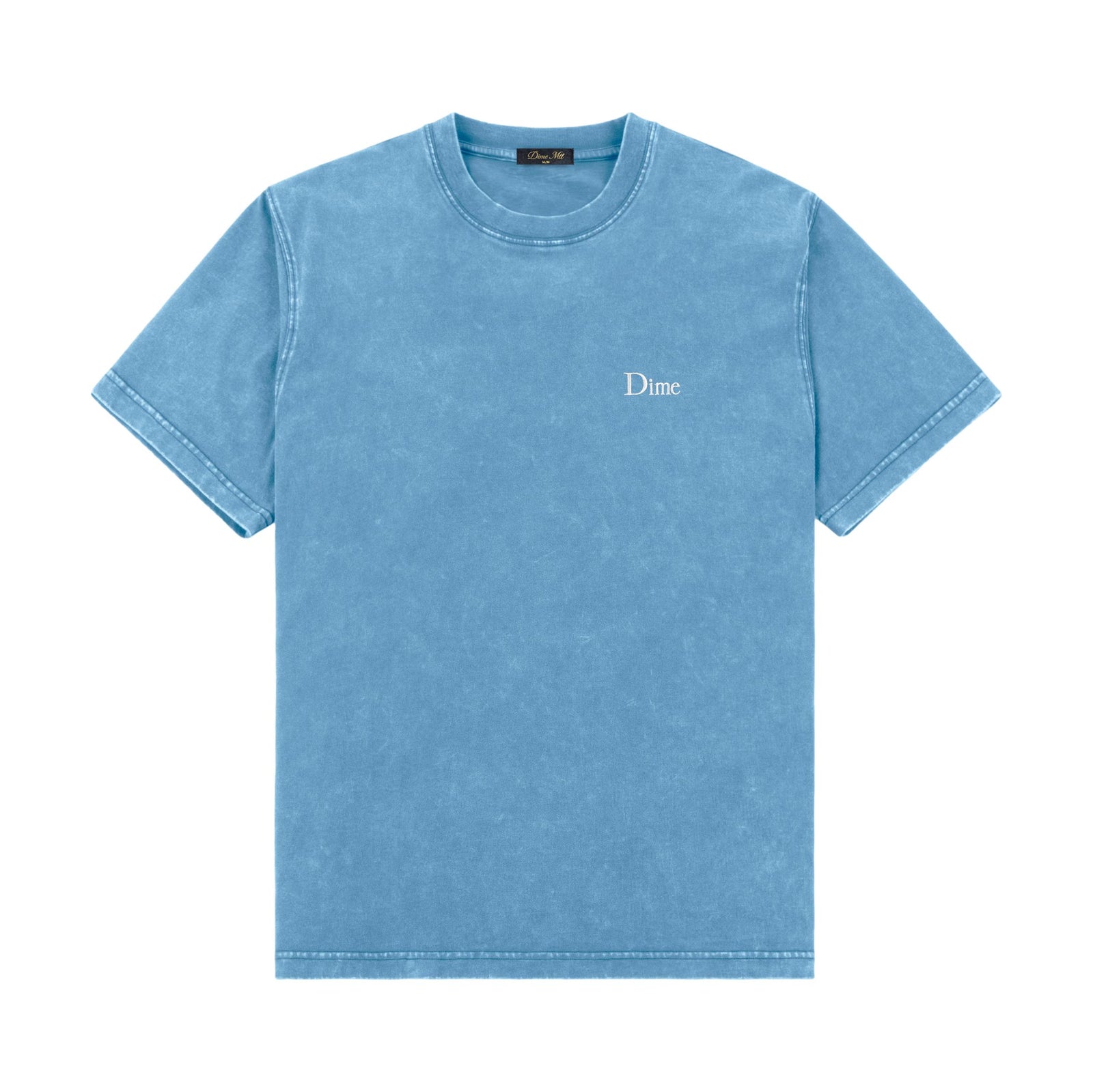 Dime Classic Small Logo T-Shirt Faded Sky - Venue Skateboards
