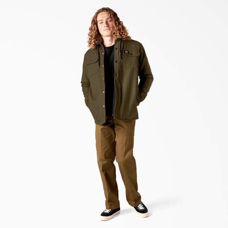 Dickies Relaxed Fit Duck Carpenter Pants - Military Green