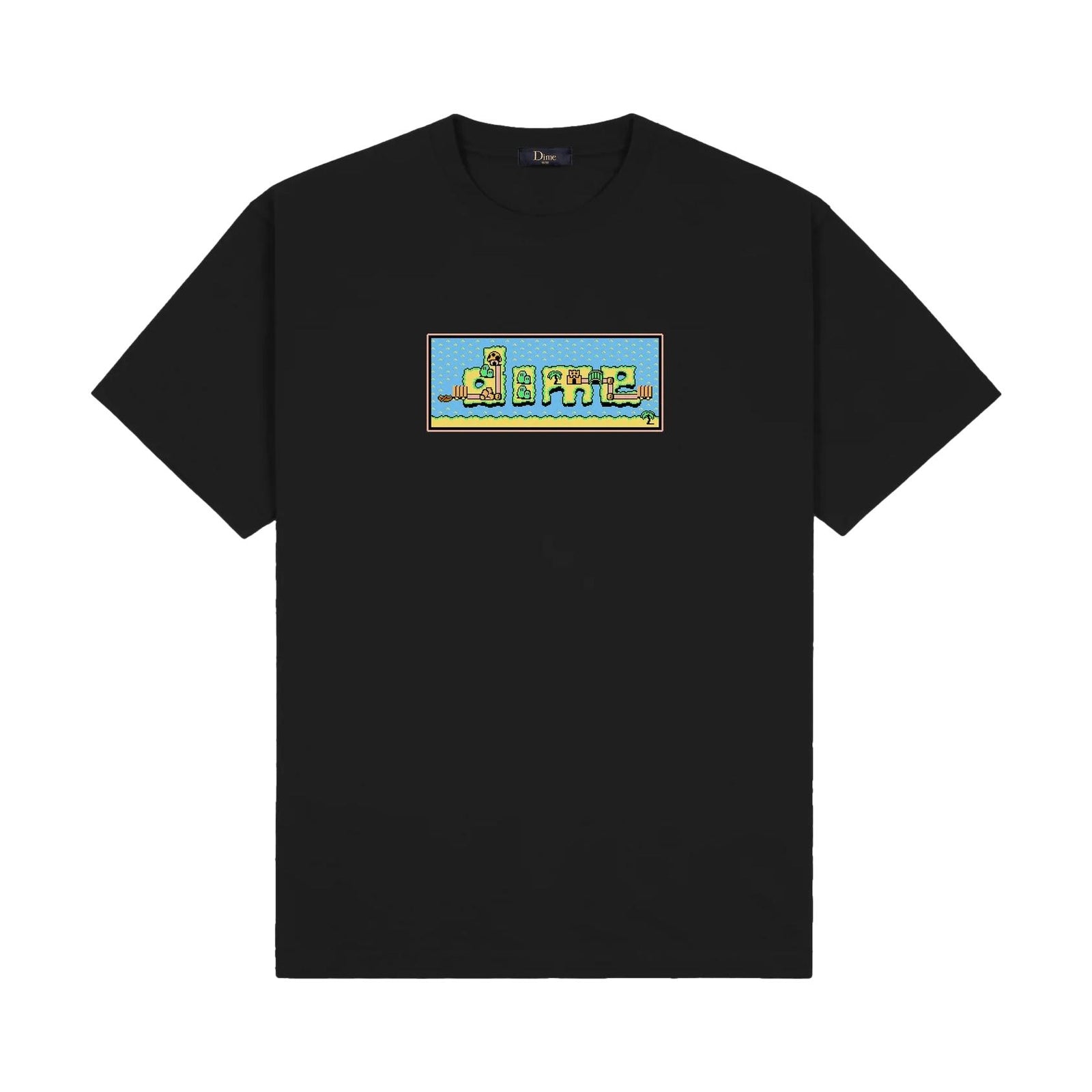 Dime World T-Shirt Black - Venue Skateboards
