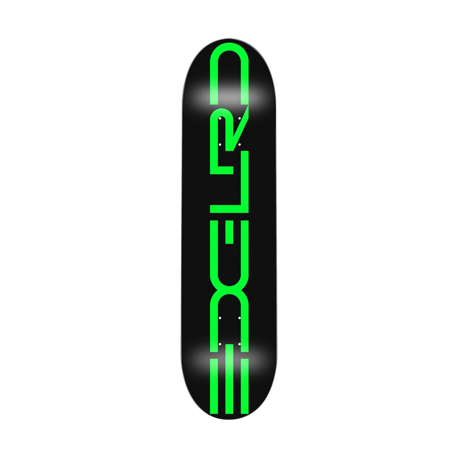 EDGLRD Tech Script Black/Green 8.5" Deck - Venue Skateboards