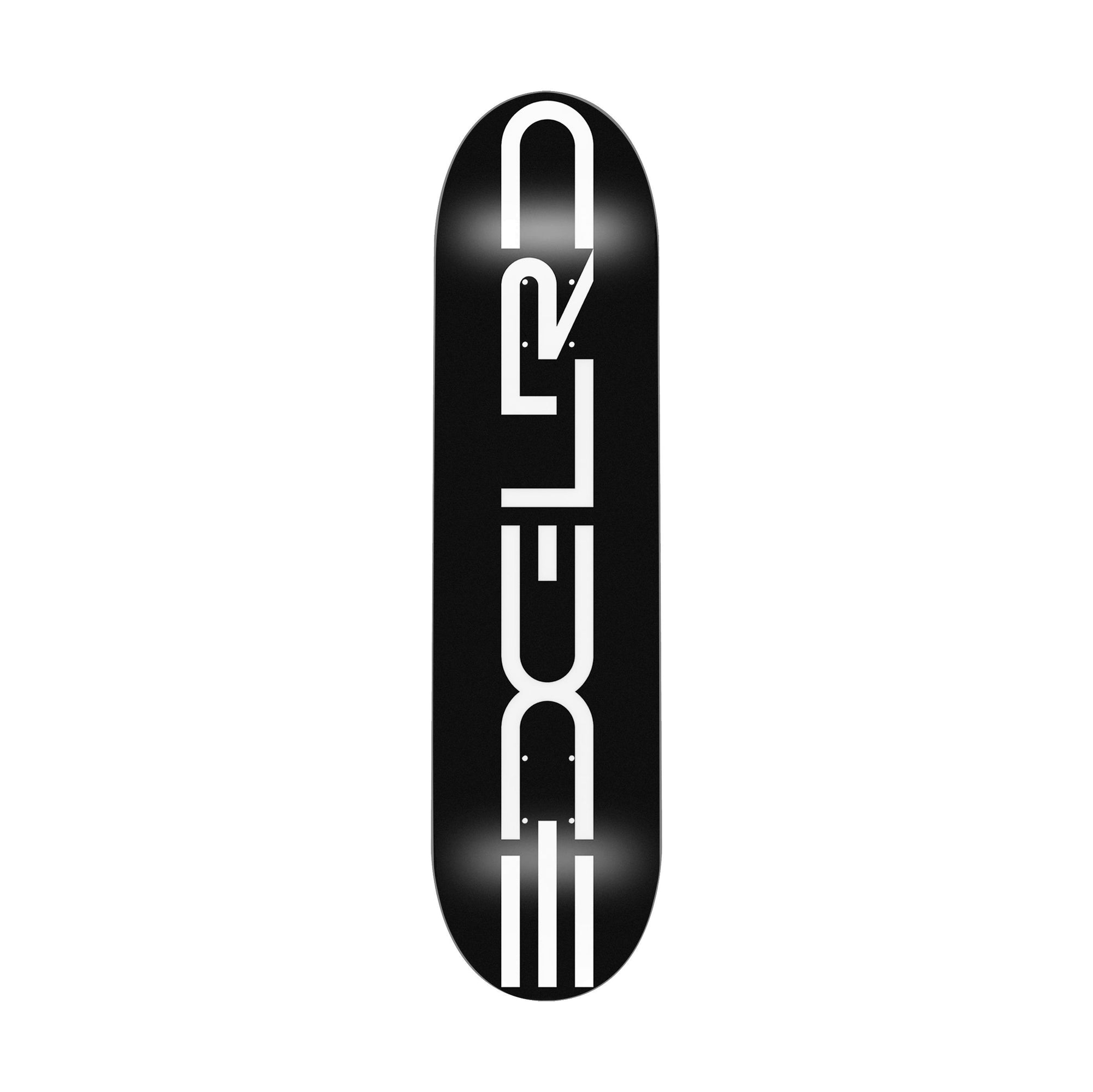 EDGLRD Tech Script Black/White 8.25" Deck - Venue Skateboards