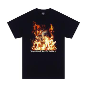 Hockey Temperatures Tee Black - Venue Skateboards