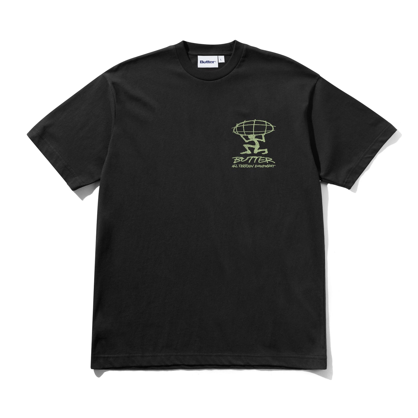 Butter Terrain Tee Black - Venue Skateboards