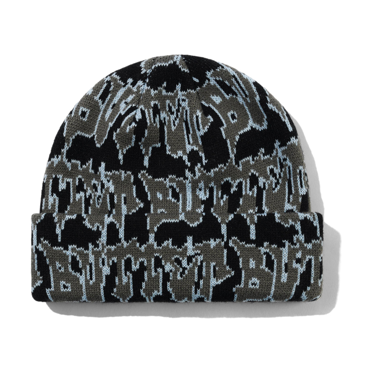 Butter Throw Beanie Black/Grey - Venue Skateboards