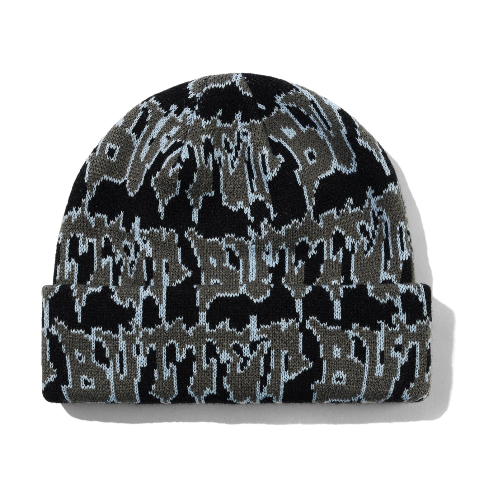 Butter Throw Beanie Black/Grey - Venue Skateboards