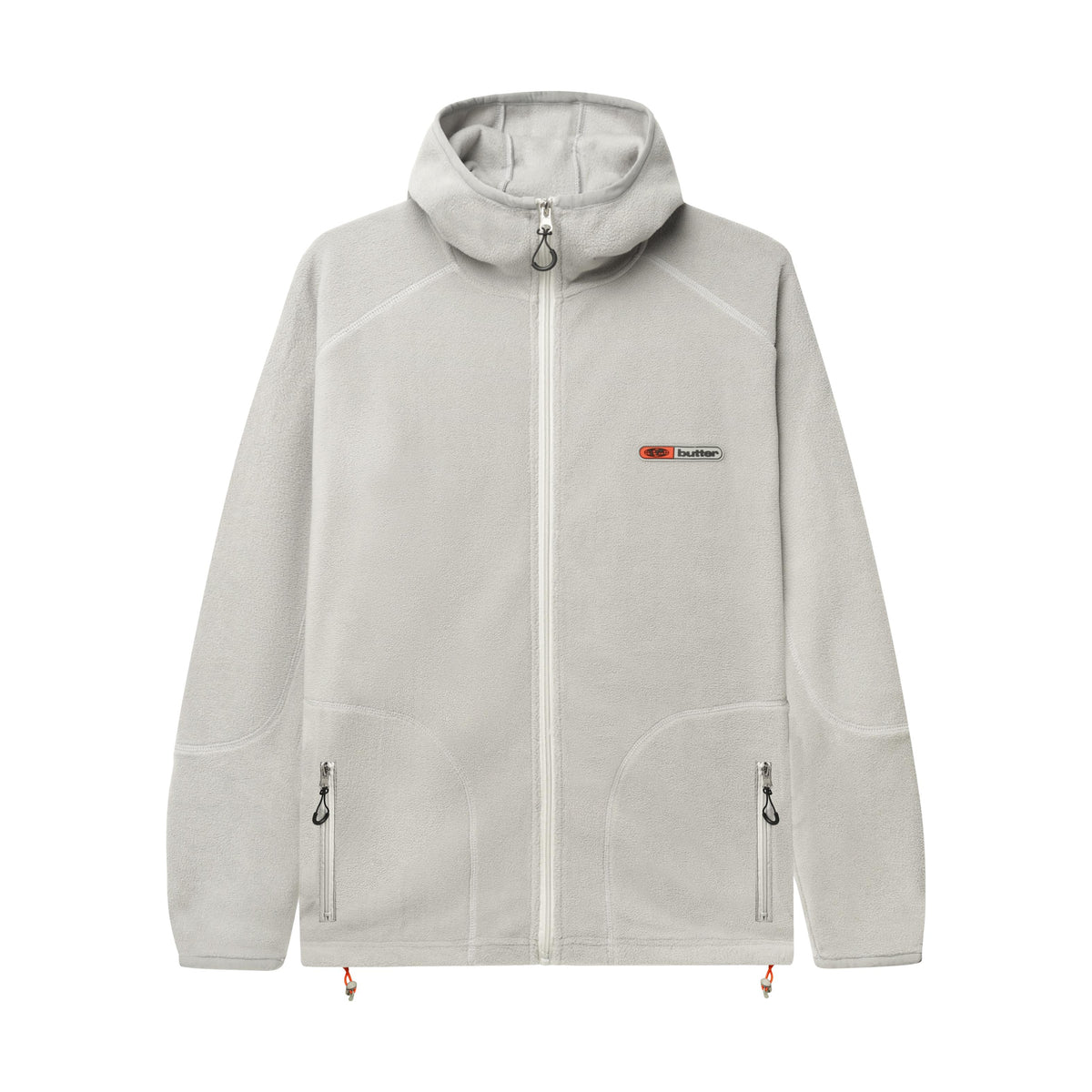 Butter Trail Polar Fleece Jacket Grey - Venue Skateboards