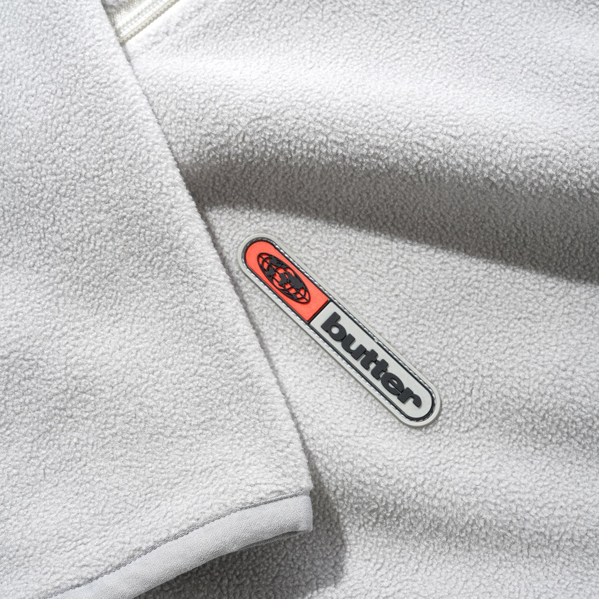 Butter Trail Polar Fleece Jacket Grey - Venue Skateboards